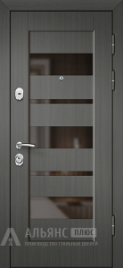 Входная стальная дверь с утеплением из с базальтовой плиты №22 внешняя - фото