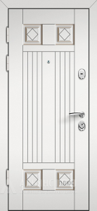 Дверь с полимерным порошковым покрытием №41 внутренняя - фото