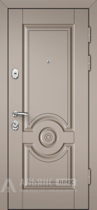 Квартирная дверь с отделкой Ольха №50 внешняя - фото