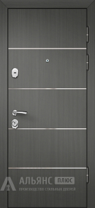 Надежная входная трехконтурная дверь для безопасности №28 внешняя - фото