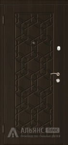 Уличная недорогая дверь для дачи №64 внутренняя - фото