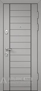 Дверь бетон светлый с заполнением из пенополистирола №26 внешняя - фото