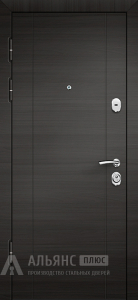 Филёнчатая однопольная дверь с защитным слоем эмали №17 внутренняя - фото