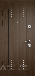 Венге входная дверь с эргономичным уплотнением №2 внутренняя - фото