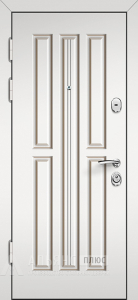 Прочная металлическая дверь для служебного входа №38 внутренняя - фото