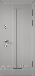 Входная дверь с тонированным зеркалом внутри урбан №23 внешняя - фото