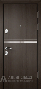 Антивандальная уличная дверь в частный дом №54 внешняя - фото