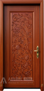 Взломостойкая входная дверь для коттеджа №12 внешняя - фото