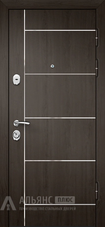 Фото «Входная дверь в квартиру Венге с ригельным замком №15»